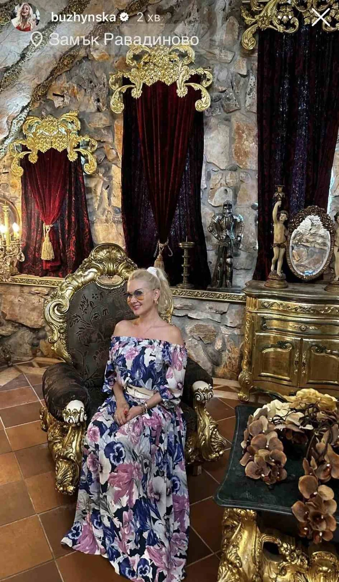 Катерина Бужинська відвідала палац Равадиново