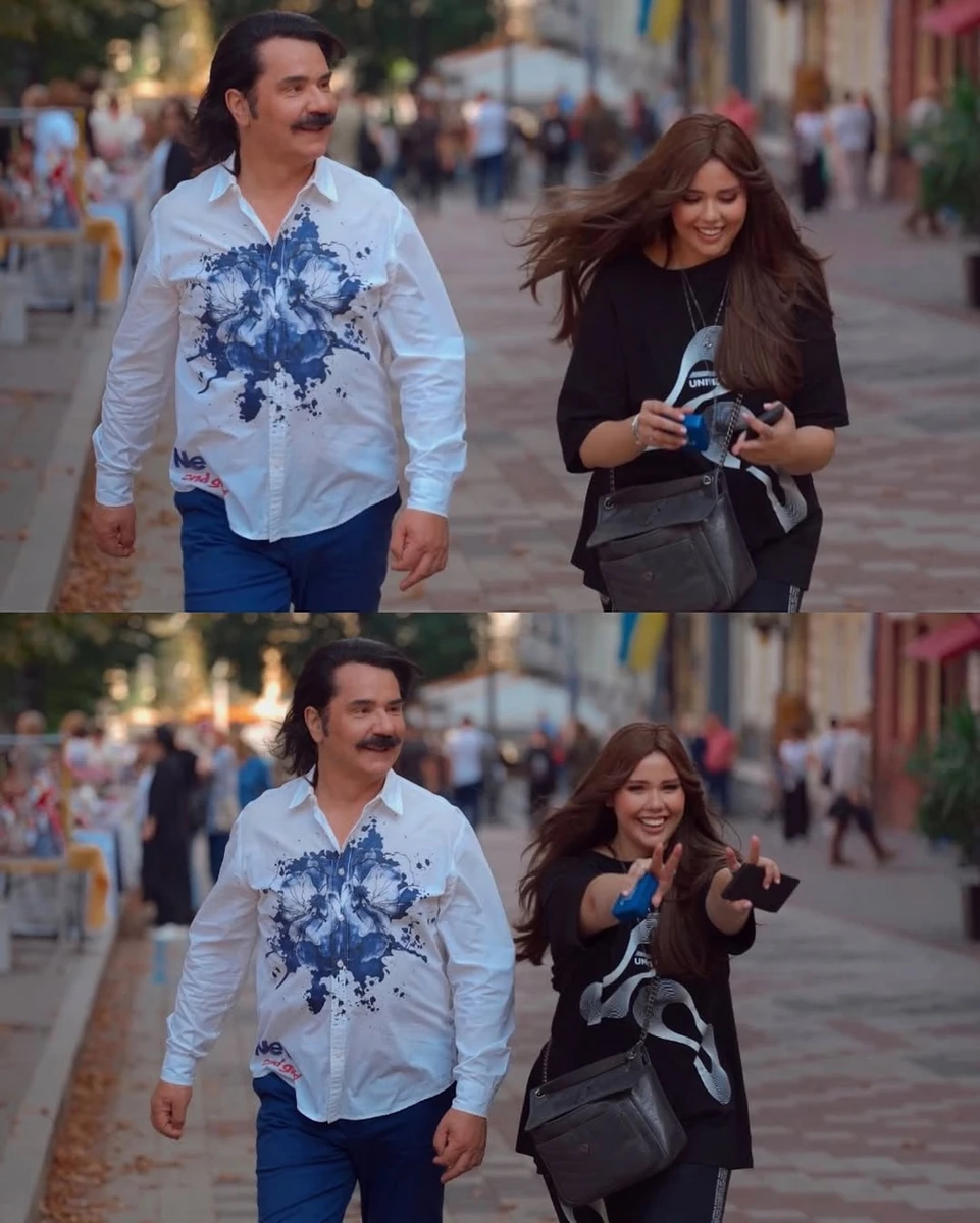 Павло Зібров показав свої спогади з донькою