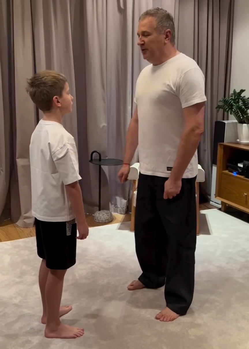 Юрій Горбунов показав весело відео з 8-річним сином