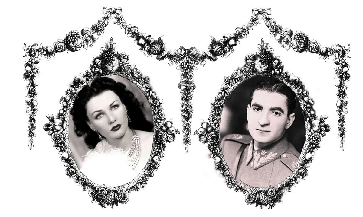 Принцеса Фавзія та шах Мохаммед Реза Пахлаві