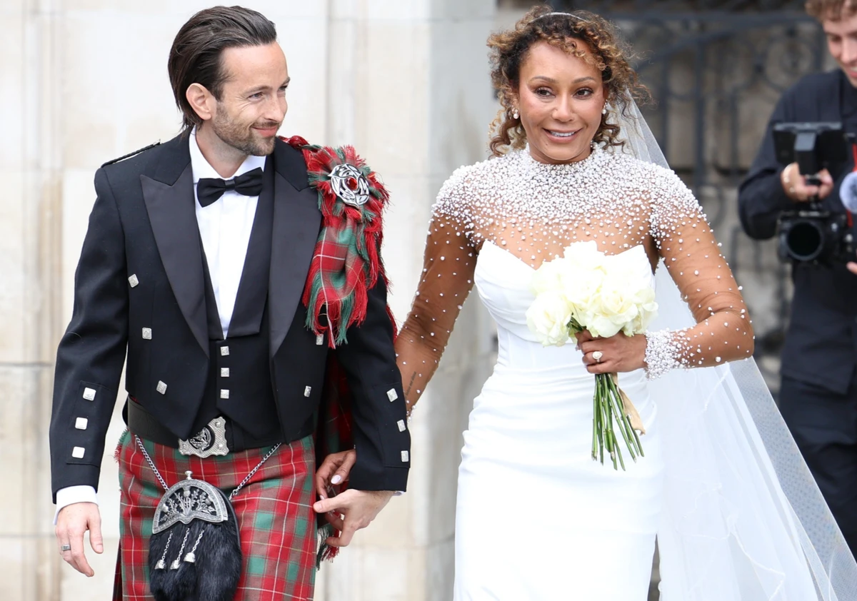 Мелані Браун зі своїм новоспеченим чоловіком