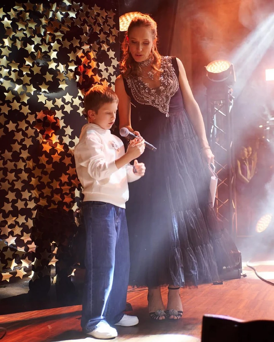 Осадча з сином